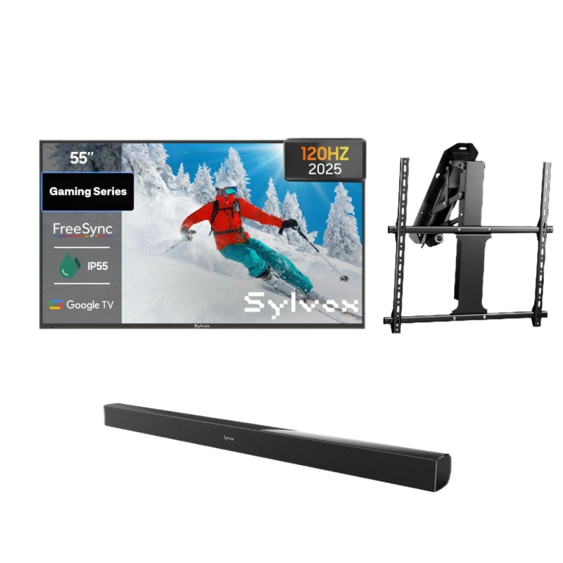 55" 120HZ Gaming Series Waterproof Outdoor TV - 2025 Newest