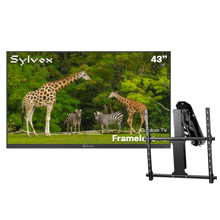 43 inch motorized ceiling mount TV