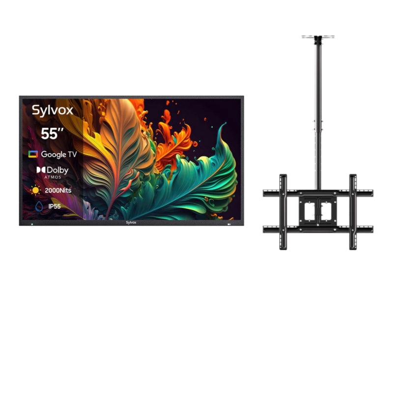 <b>NOUVEAU</b> – Téléviseur extérieur QLED 55 pouces - Google TV (série Pool Pro QLED 2.0 2024)