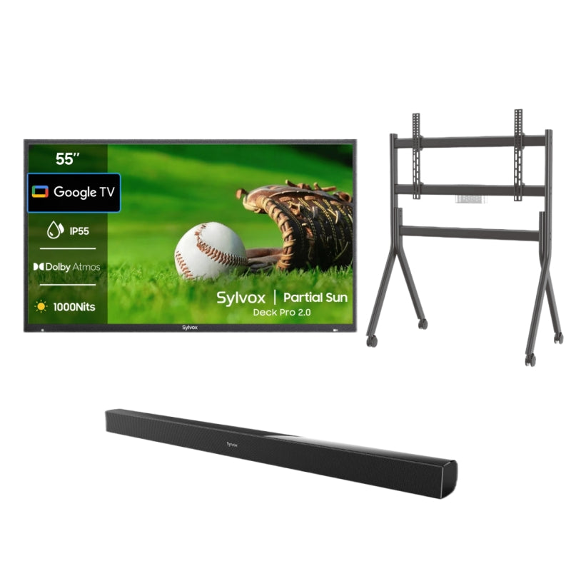 <b>NOUVEAU</b> - Téléviseur extérieur 55 pouces (Google TV) - 2024 Deck Pro 2.0