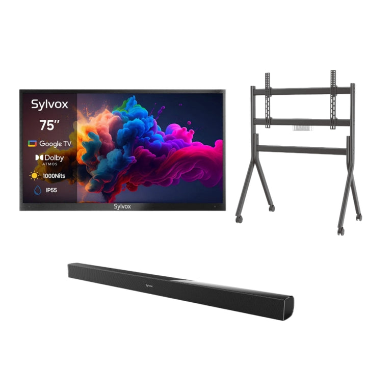 <b>NOUVEAU</b> - Téléviseur extérieur QLED avancé de 75 pouces (Google TV) - 2024 Deck Pro QLED 2.0