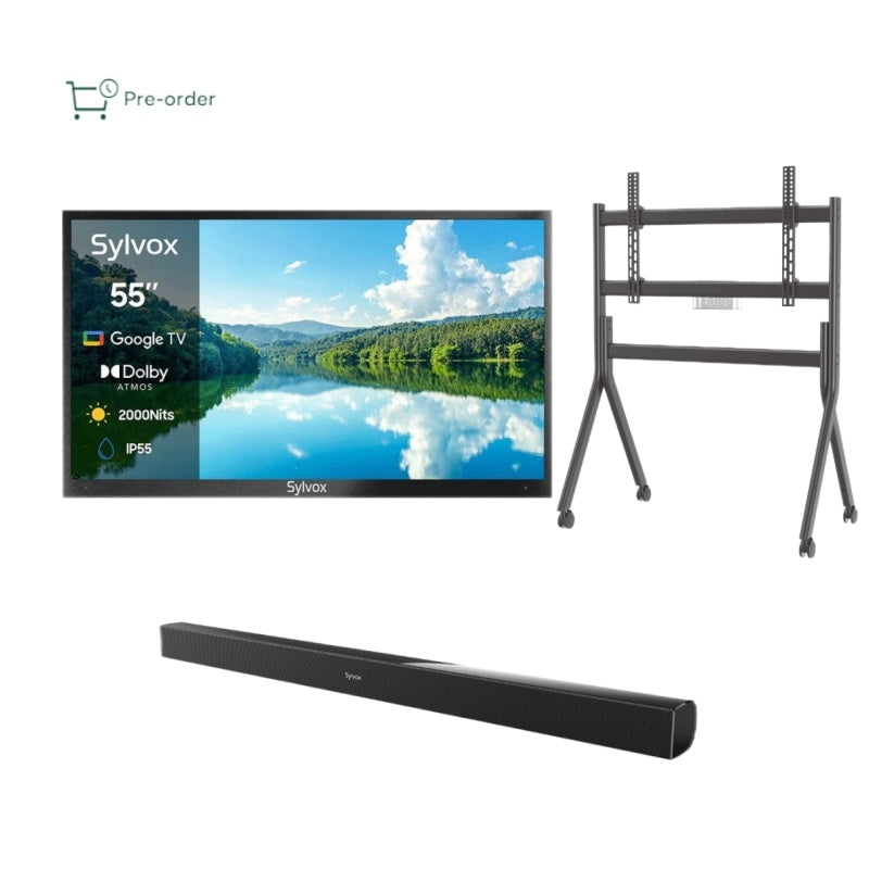 <b>NOUVEAU</b> – Téléviseur extérieur 55 pouces 2 000 nits - Google TV (série 2024 Pool Pro 2.0)