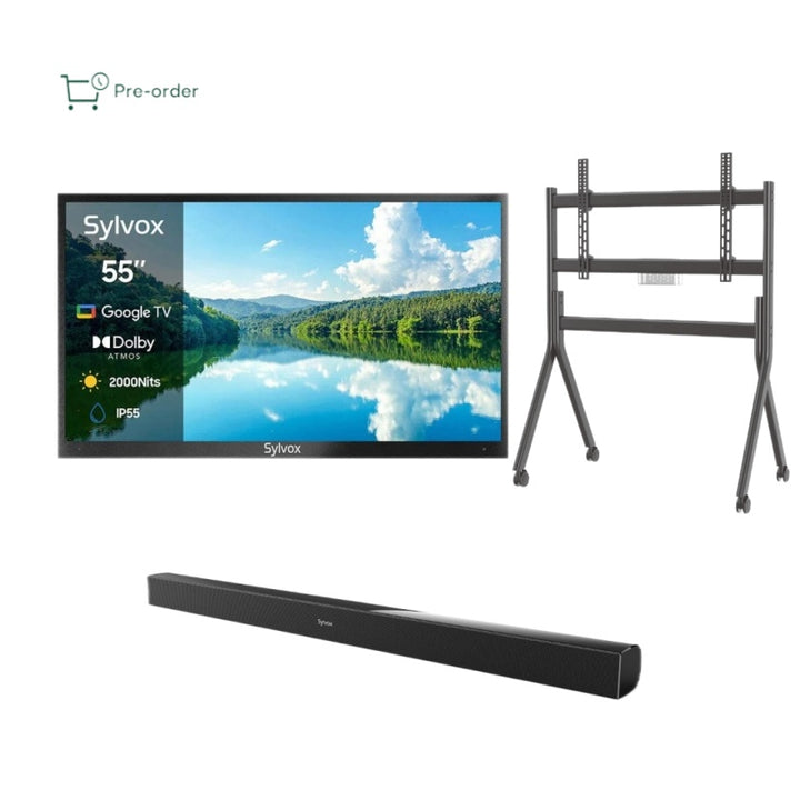 <b>NOUVEAU</b> – Téléviseur extérieur 55 pouces 2 000 nits - Google TV (série 2024 Pool Pro 2.0)