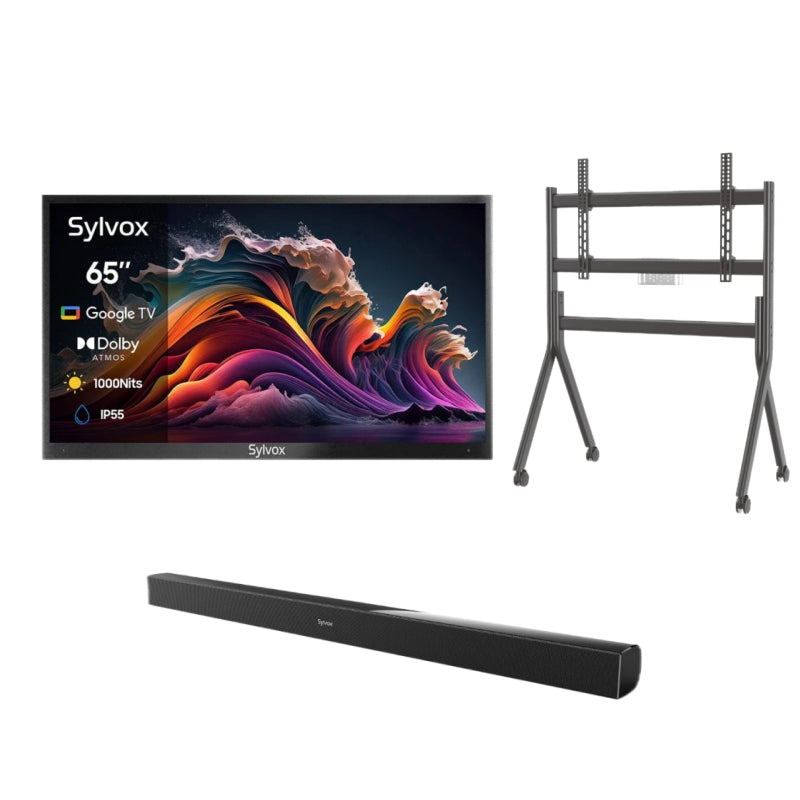 <b>NOUVEAU</b> - Téléviseur extérieur QLED avancé de 65 pouces (Google TV) - 2024 Deck Pro QLED 2.0