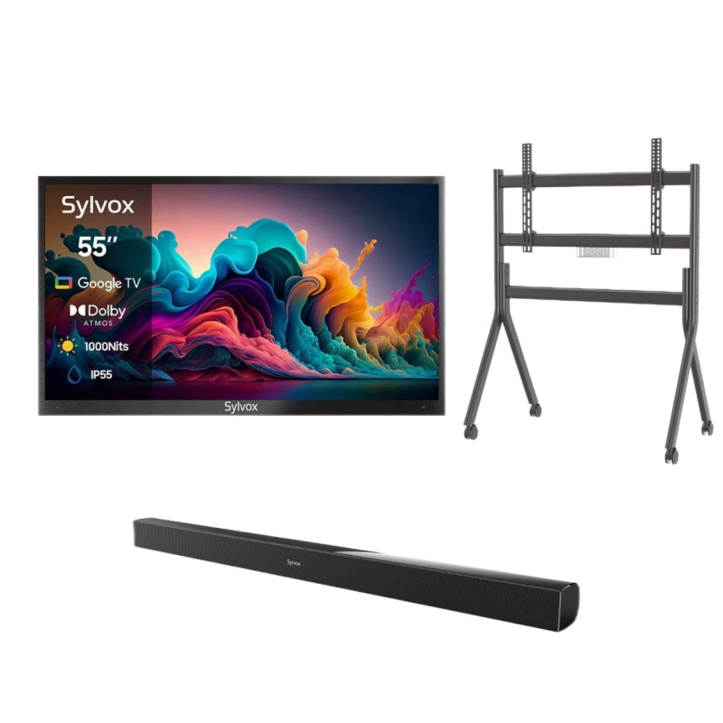 <b>NOUVEAU</b> - Téléviseur extérieur QLED avancé de 55 pouces (Google TV) - 2024 Deck Pro QLED 2.0