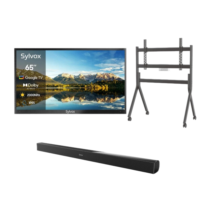 <b>NOUVEAU</b> – Téléviseur extérieur 65 pouces 2 000 nits - Google TV (série 2024 Pool Pro 2.0)