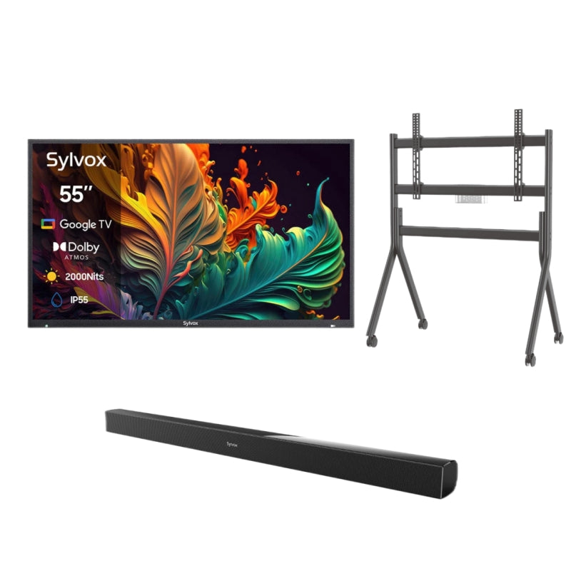 <b>NOUVEAU</b> – Téléviseur extérieur QLED 55 pouces - Google TV (série Pool Pro QLED 2.0 2024)