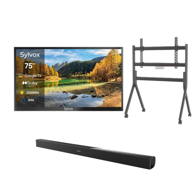 <b>NOUVEAU</b> – Téléviseur extérieur 75 pouces 2 000 nits - Google TV (série 2024 Pool Pro 2.0)