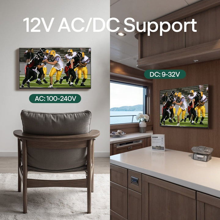 <b>NEW</b> - 40" 12V Google No-DVD TV for Home and Marine Use (Marina series)