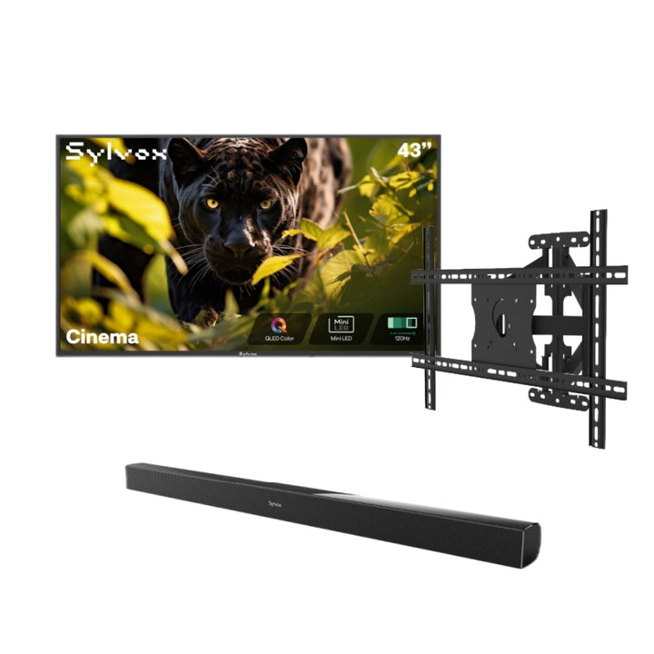 <b>NEW</b> - Sylvox 43'' Cinema Helio QLED 120HZ Outdoor TV (2500Nits)-2025 Model