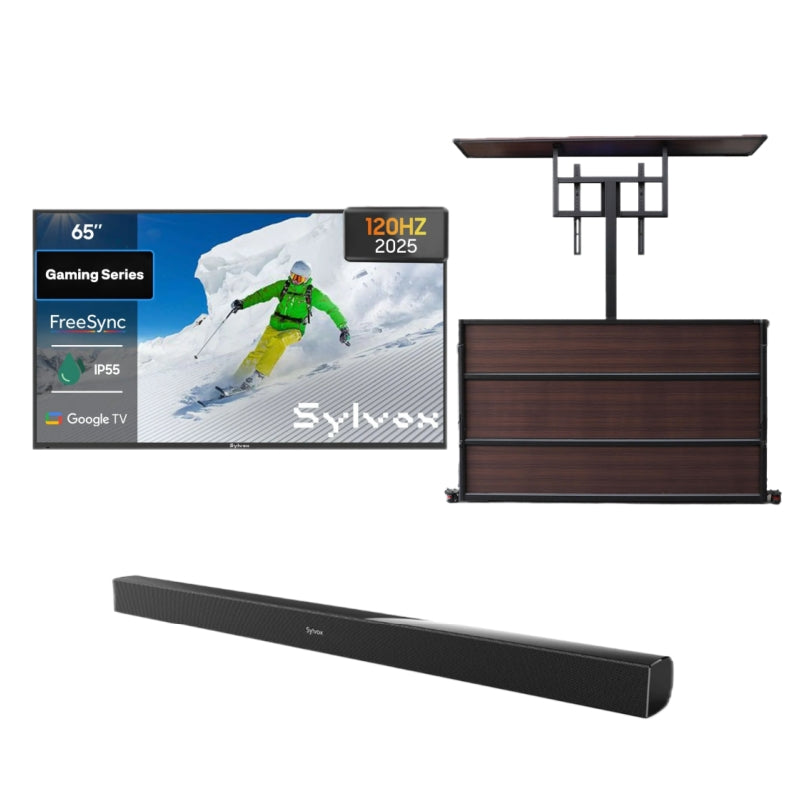 <b>NEW</b> - 65" 120HZ Gaming Series Waterproof Outdoor TV - 2025 Model