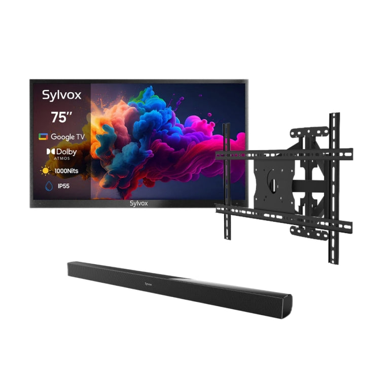 <b>NOUVEAU</b> - Téléviseur extérieur QLED avancé de 75 pouces (Google TV) - 2024 Deck Pro QLED 2.0