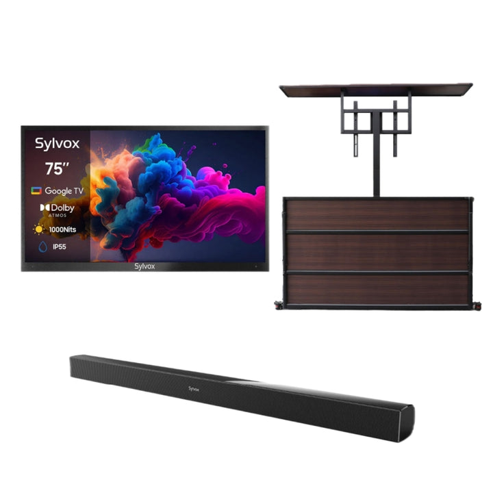 <b>NOUVEAU</b> - Téléviseur extérieur QLED avancé de 75 pouces (Google TV) - 2024 Deck Pro QLED 2.0