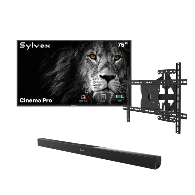 <b>NEW</b> - Sylvox 75'' Cinema Pro Helio QLED 120HZ Outdoor TV (3500Nits)-2025 Model