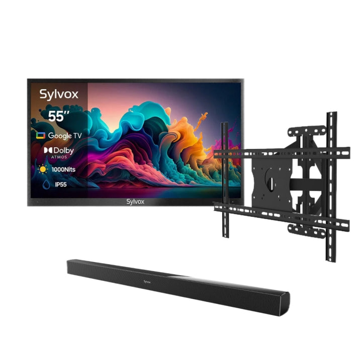 <b>NOUVEAU</b> - Téléviseur extérieur QLED avancé de 55 pouces (Google TV) - 2024 Deck Pro QLED 2.0