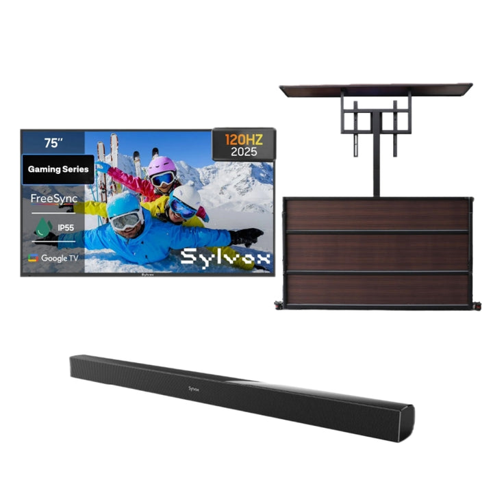<b>NEW</b> - 75" 120HZ Gaming Series Waterproof Outdoor TV - 2025 Model