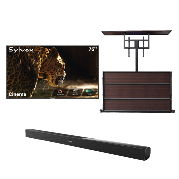 <b>NEW</b> - Sylvox 75'' Cinema Helio QLED 120HZ Outdoor TV (2000Nits)-2025 Model