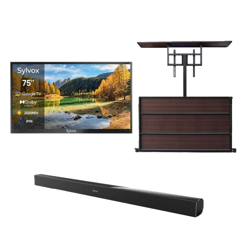 <b>NOUVEAU</b> – Téléviseur extérieur 75 pouces 2 000 nits - Google TV (série 2024 Pool Pro 2.0)
