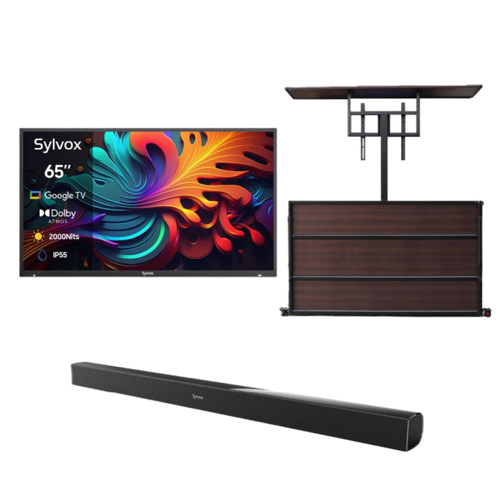 <b>NOUVEAU</b> – Téléviseur extérieur QLED 65 pouces - Google TV (série 2024 Pool Pro QLED 2.0)