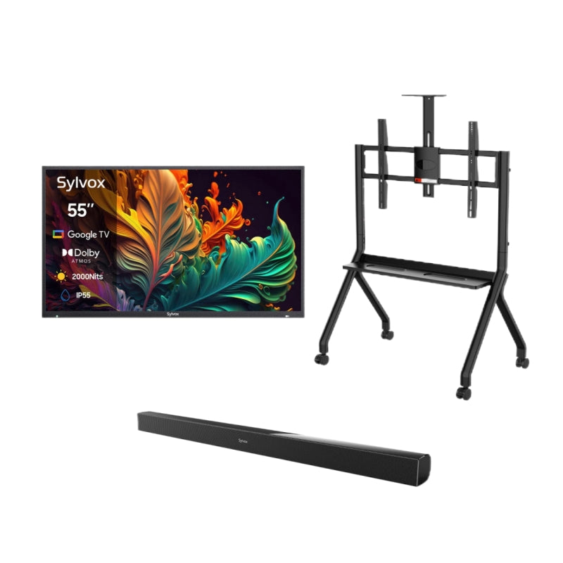 <b>NOUVEAU</b> – Téléviseur extérieur QLED 55 pouces - Google TV (série Pool Pro QLED 2.0 2024)