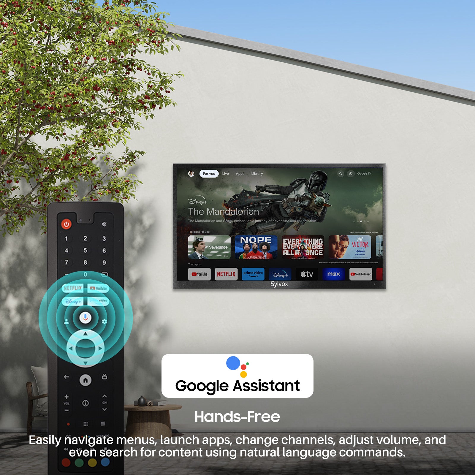 <b>NOUVEAU</b> - Téléviseur extérieur QLED avancé de 43 pouces (Google TV) - 2024 Deck Pro QLED 2.0