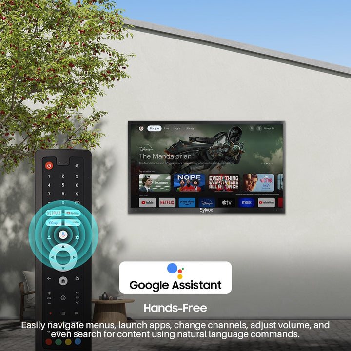 <b>NEW</b> - 65" Advanced QLED Outdoor TV(Google TV)-2024 Deck Pro QLED 2.0
