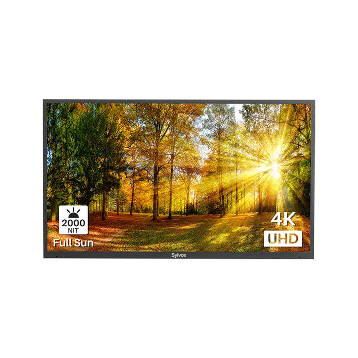 Téléviseur extérieur 65" 2000Nit (plein soleil) -Série Piscine