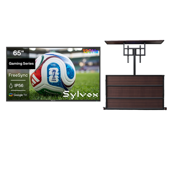 <b>NOUVEAU</b> - Téléviseur extérieur étanche 65" - Série Gaming 2025 (120HZ)