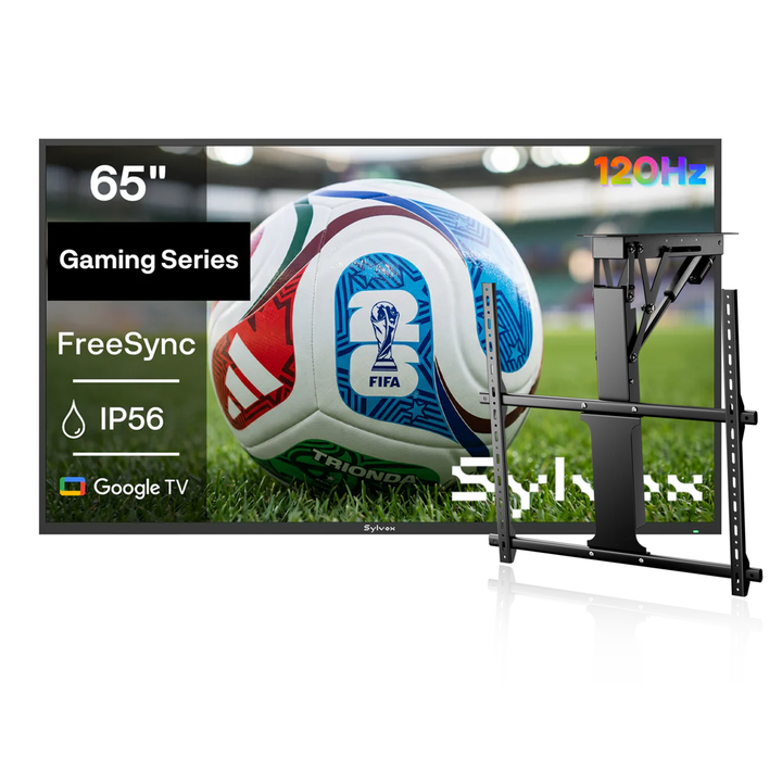 <b>NOUVEAU</b> - Téléviseur extérieur étanche 65" - Série Gaming 2025 (120HZ)