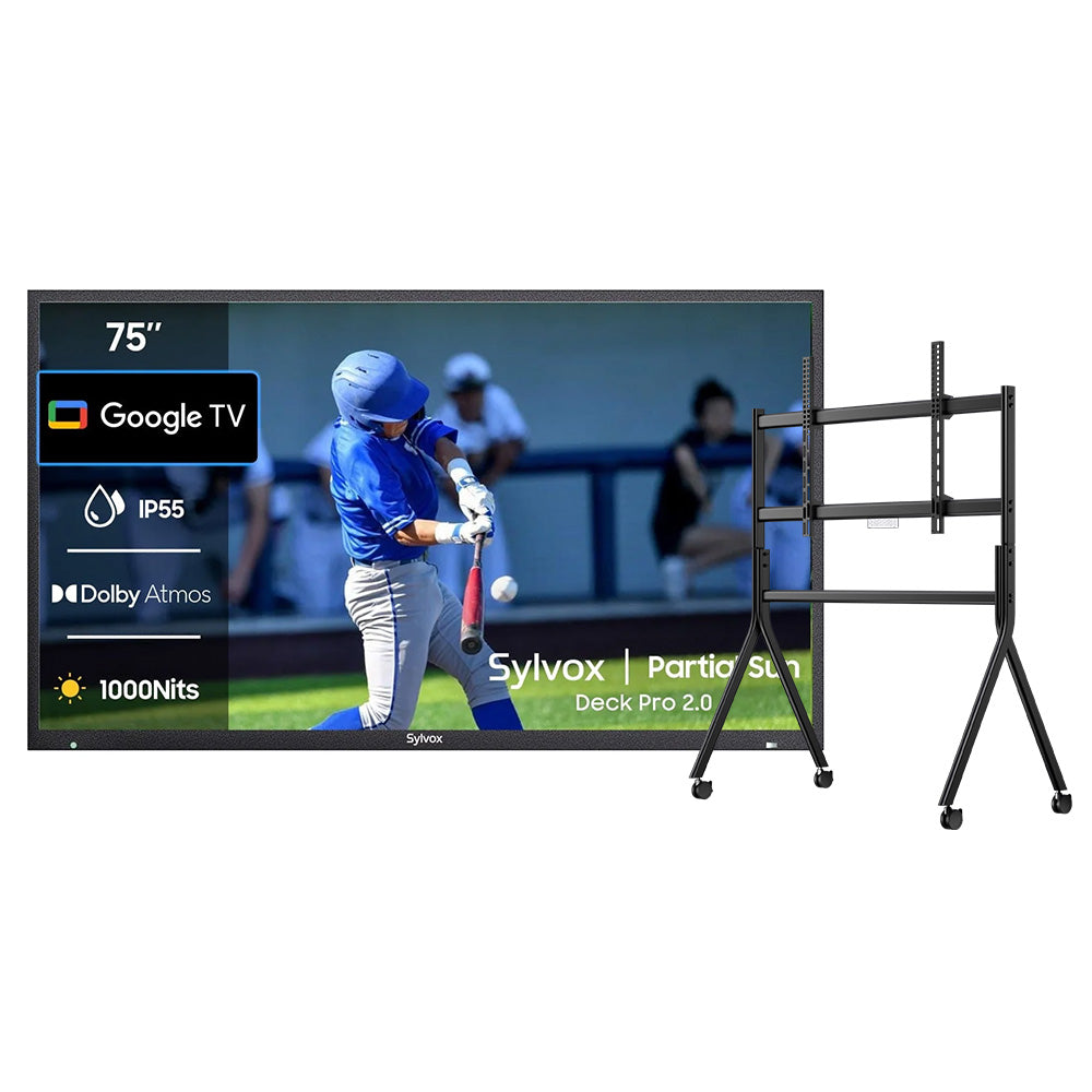 <b>NOUVEAU</b> - Téléviseur extérieur 75 pouces (Google TV) - 2024 Deck Pro 2.0