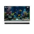 75 inch sylvox frameless outdoor TV