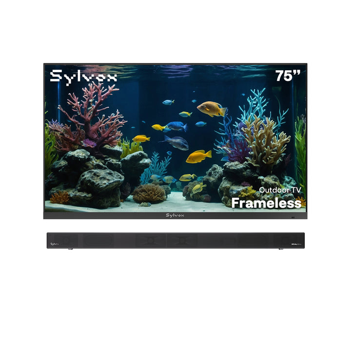75 inch sylvox frameless outdoor TV