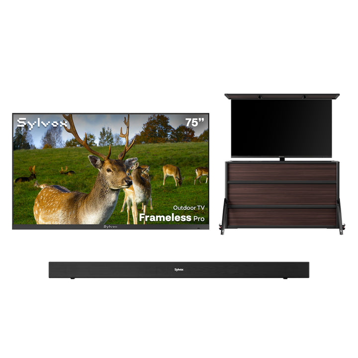 75 inch weatherproof outdoor tv cabinet