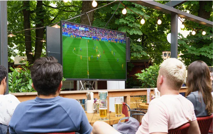Le jour de match se vit en plein air