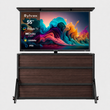 Cabinet de levage pour téléviseur extérieur résistant aux intempéries Sylvox 65''