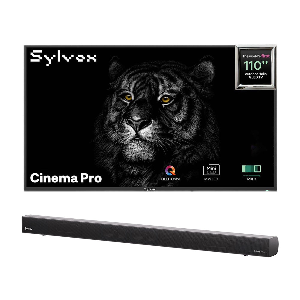 <b>NEW</b> - Sylvox 110'' Cinema Pro Helio QLED 120HZ Outdoor TV (5000Nits)-2025 Model