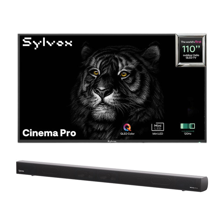 <b>NEW</b> - Sylvox 110'' Cinema Pro Helio QLED 120HZ Outdoor TV (5000Nits)-2025 Model