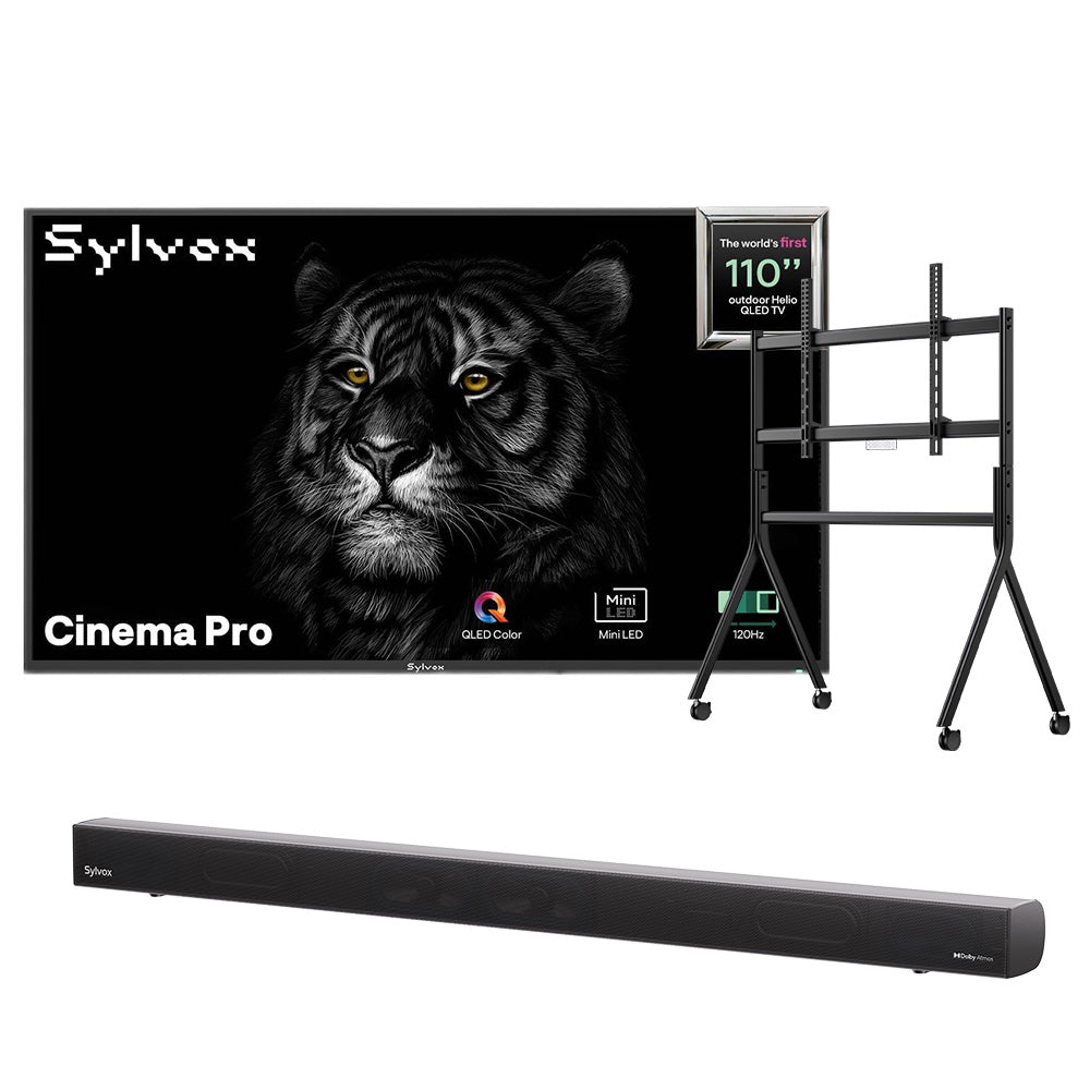 <b>NEW</b> - Sylvox 110'' Cinema Pro Helio QLED 120HZ Outdoor TV (5000Nits)-2025 Model