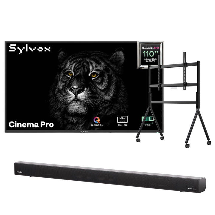 <b>NEW</b> - Sylvox 110'' Cinema Pro Helio QLED 120HZ Outdoor TV (5000Nits)-2025 Model
