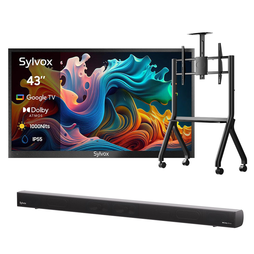 <b>NOUVEAU</b> - Téléviseur extérieur QLED avancé de 43 pouces (Google TV) - 2024 Deck Pro QLED 2.0