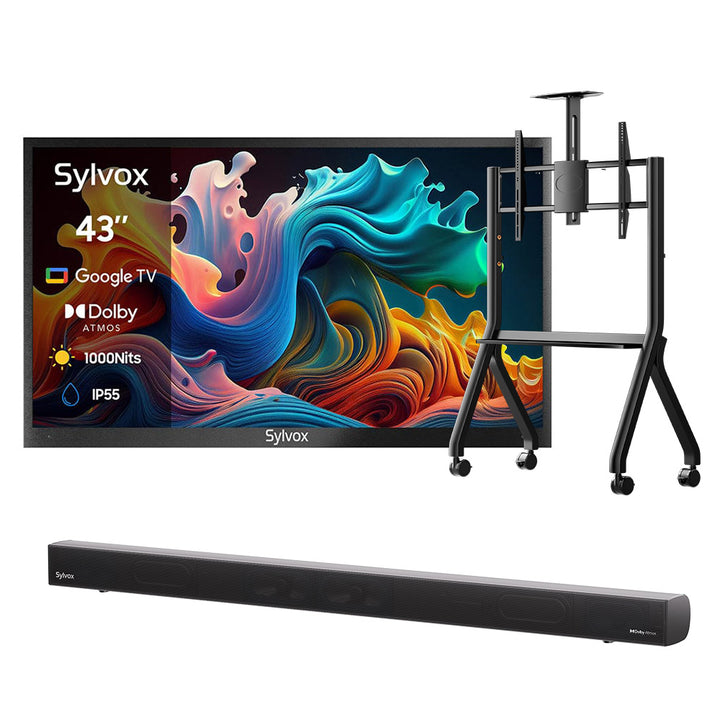 <b>NOUVEAU</b> - Téléviseur extérieur QLED avancé de 43 pouces (Google TV) - 2024 Deck Pro QLED 2.0