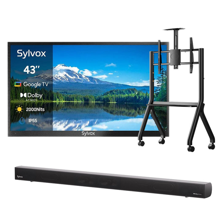 <b>NOUVEAU</b> – Téléviseur extérieur 43 pouces 2 000 nits - Google TV (série 2024 Pool Pro 2.0)