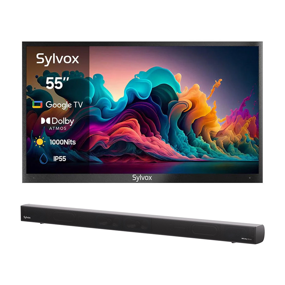 <b>NOUVEAU</b> - Téléviseur extérieur QLED avancé de 55 pouces (Google TV) - 2024 Deck Pro QLED 2.0