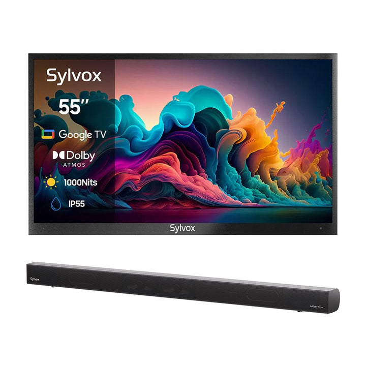 <b>NOUVEAU</b> - Téléviseur extérieur QLED avancé de 55 pouces (Google TV) - 2024 Deck Pro QLED 2.0