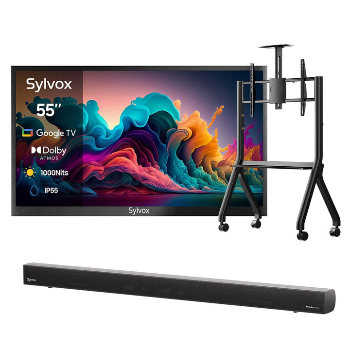 <b>NOUVEAU</b> - Téléviseur extérieur QLED avancé de 55 pouces (Google TV) - 2024 Deck Pro QLED 2.0