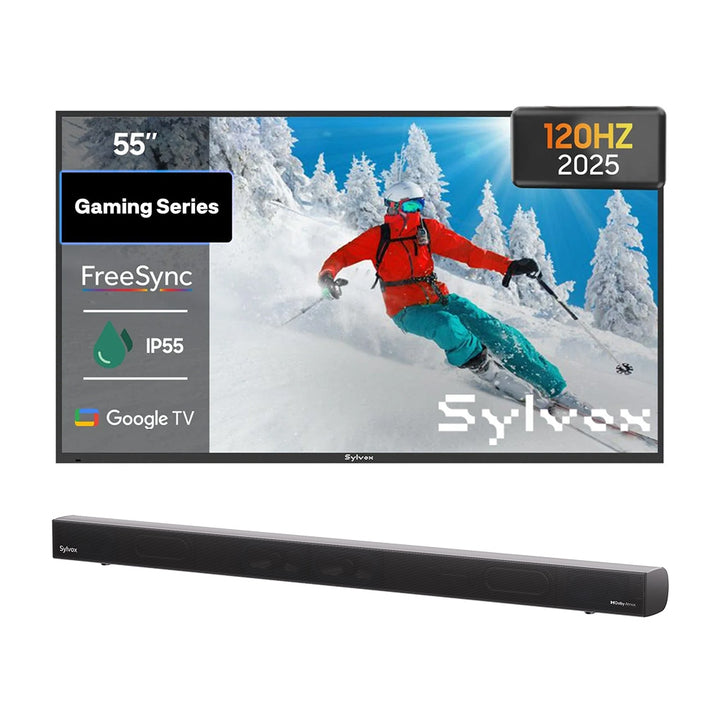 <b>NEW</b> - 55" 120HZ Gaming Series Waterproof Outdoor TV - 2025 Model