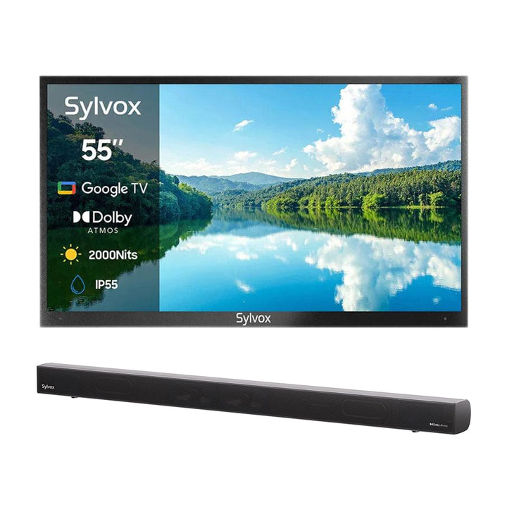 <b>NOUVEAU</b> – Téléviseur extérieur 55 pouces 2 000 nits - Google TV (série 2024 Pool Pro 2.0)