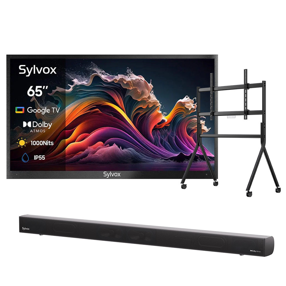 <b>NOUVEAU</b> - Téléviseur extérieur QLED avancé de 65 pouces (Google TV) - 2024 Deck Pro QLED 2.0