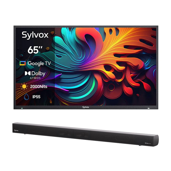 <b>NOUVEAU</b> – Téléviseur extérieur QLED 65 pouces - Google TV (série 2024 Pool Pro QLED 2.0)