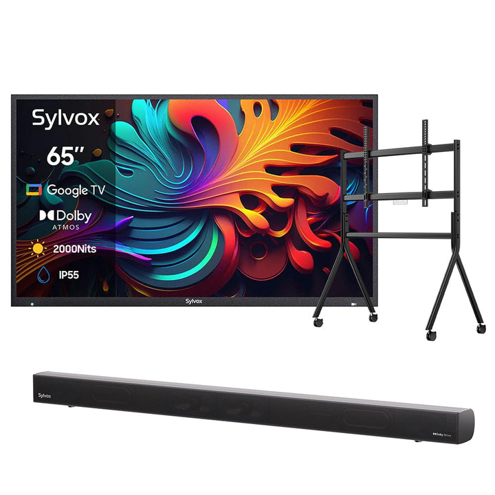 <b>NOUVEAU</b> – Téléviseur extérieur QLED 65 pouces - Google TV (série 2024 Pool Pro QLED 2.0)